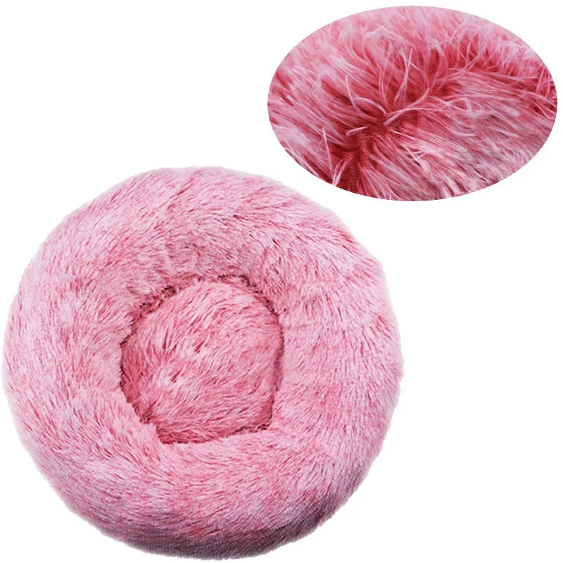 Calming Plush Pet Bed