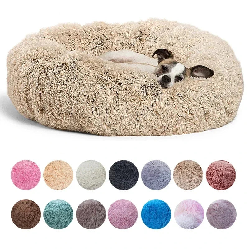 Calming Plush Pet Bed