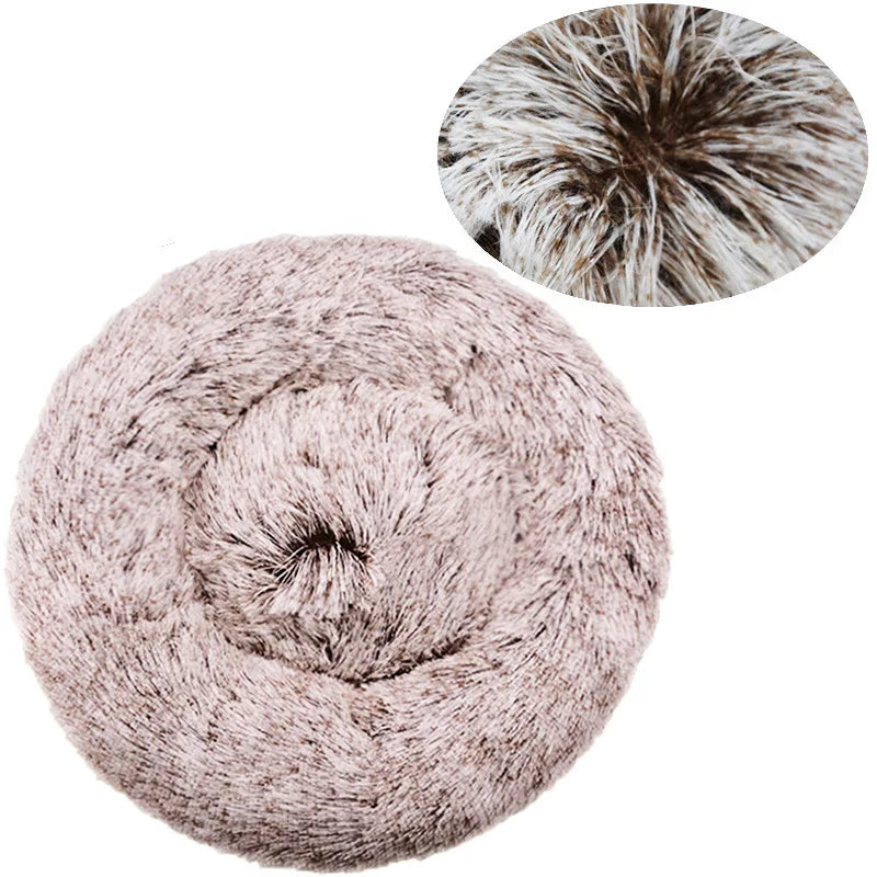 Calming Plush Pet Bed