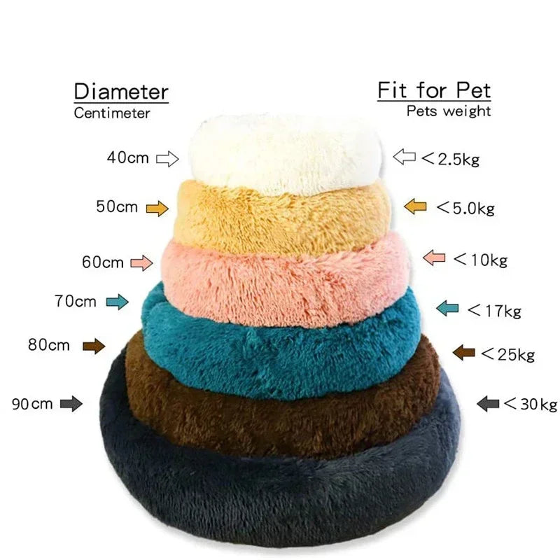 Calming Plush Pet Bed