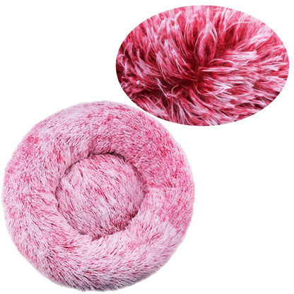 Calming Plush Pet Bed